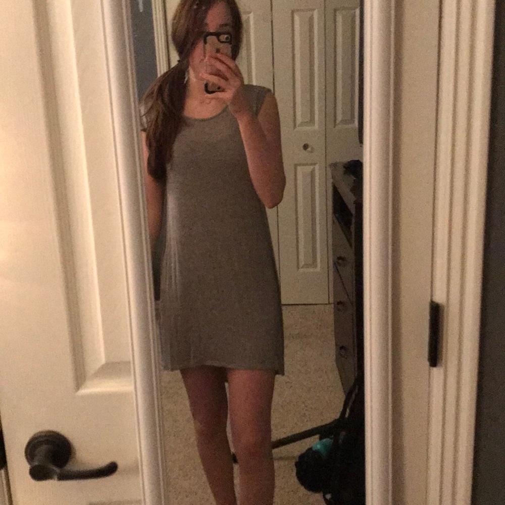 high low grey dress size xs